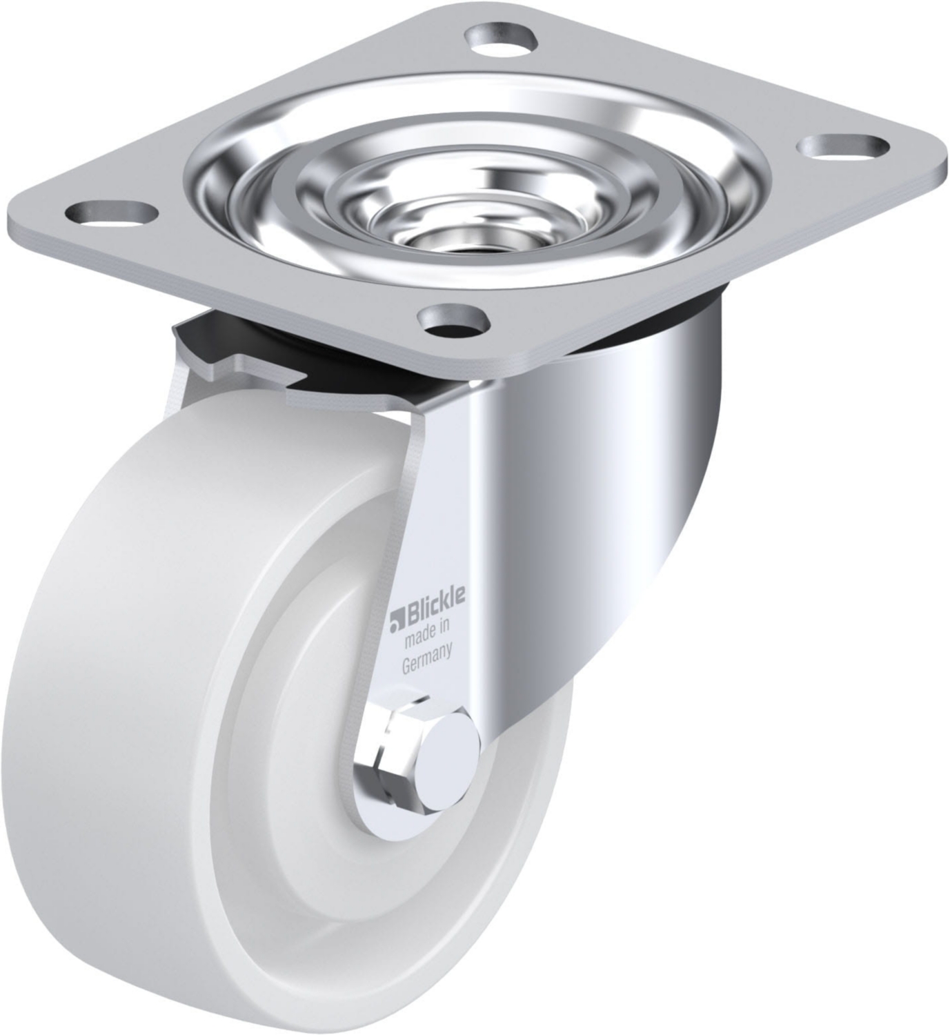 Roulette pivotante L-PO à platine Roulement à billes Sans frein Blickle