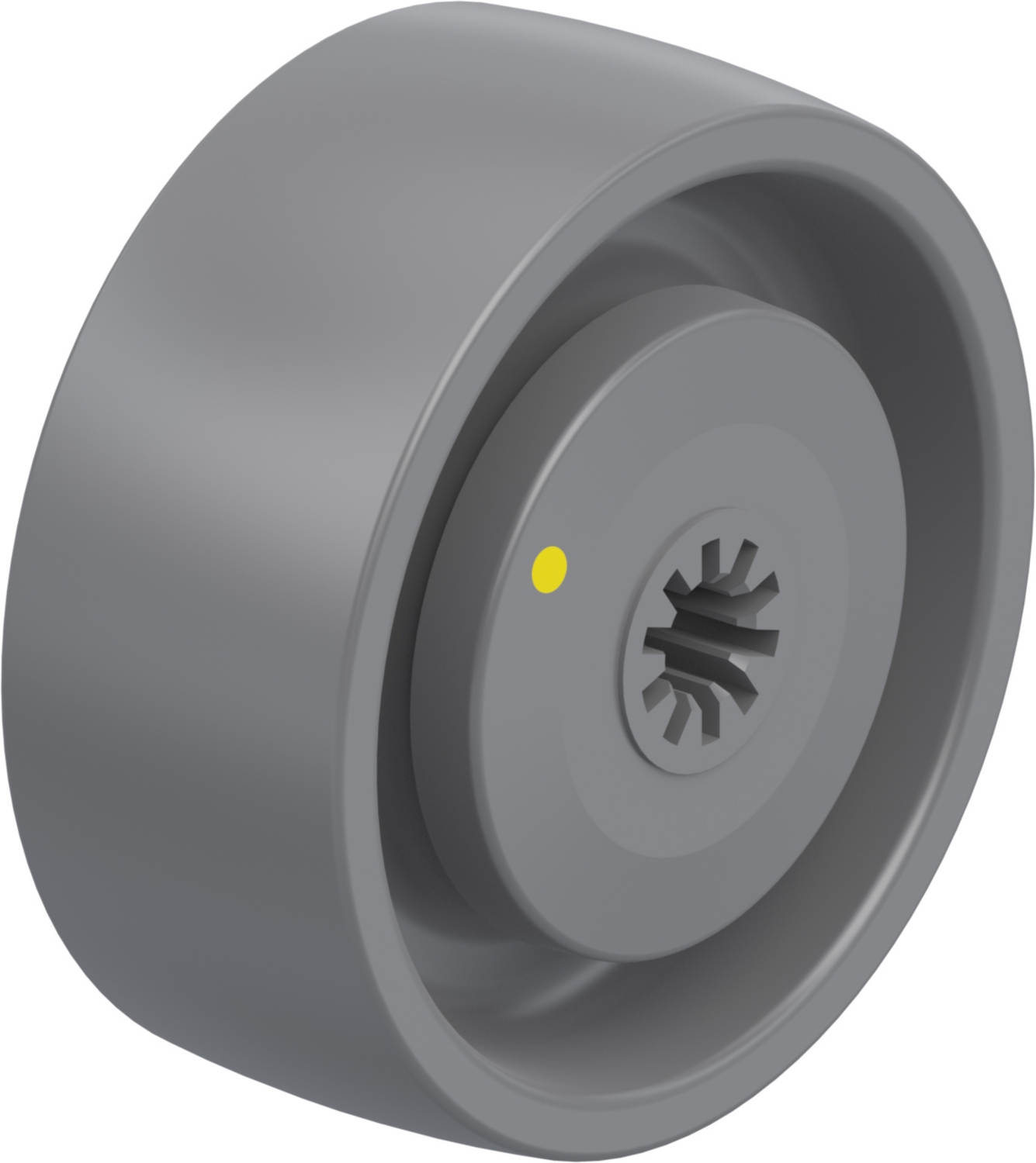  Roue PO Non tachant gris, Electro-conductrice, Pare-fils Roulement à billes 