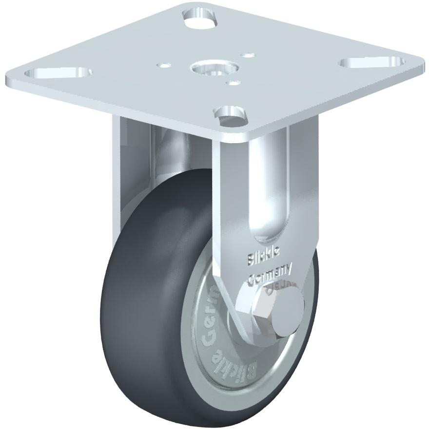 Roulette fixe BPA-TPA à platine Roulement à billes Sans frein Blickle