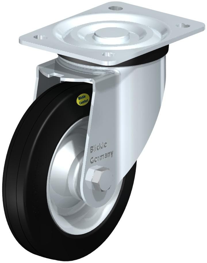 Roulette pivotante Comfort version mi-lourde - Série L-RD Blickle