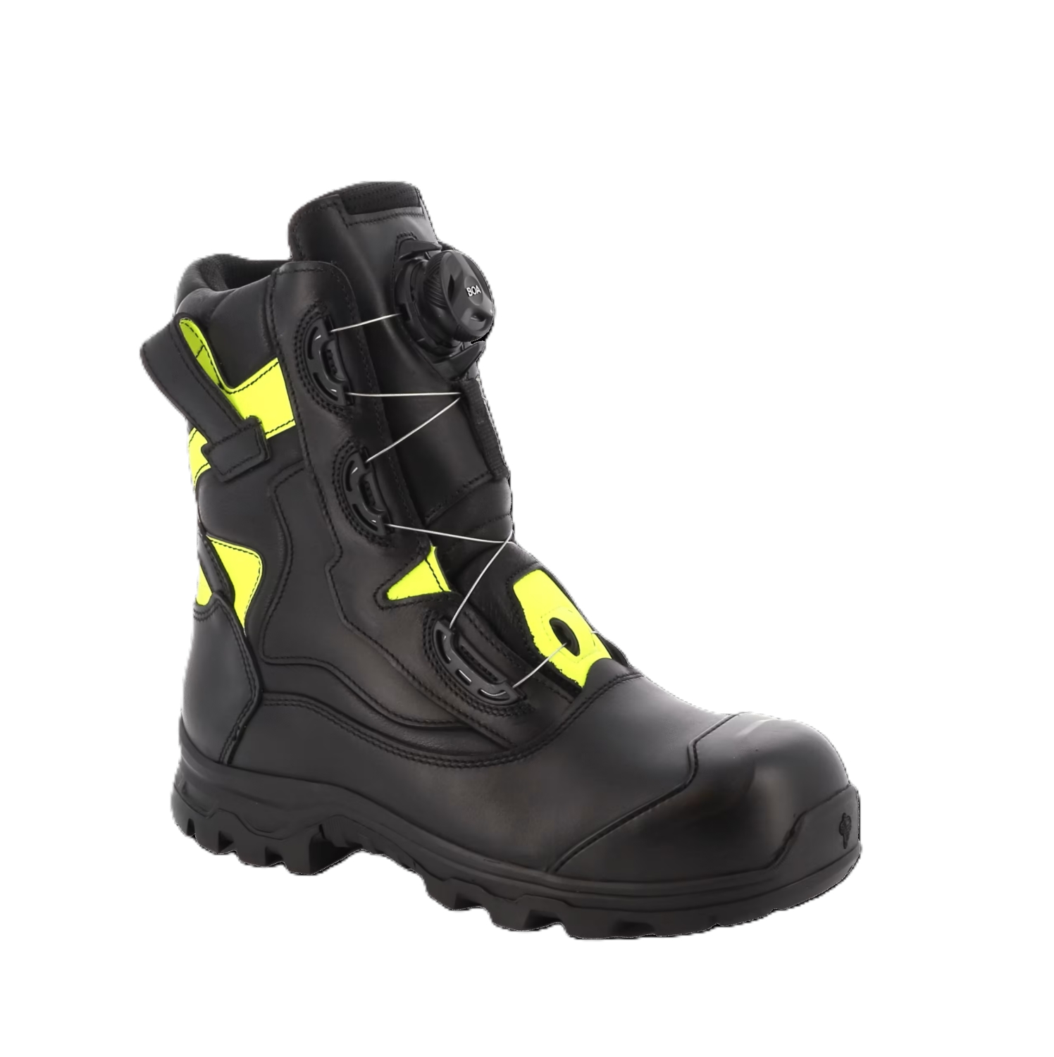 Chaussures Sapeurs-Pompiers Loxo Protect mixte Noir / Jaune - SRC HI3 CI AN - Type F2A