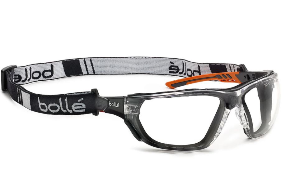 Lunettes Ness+ incolores - Avec tresse Bollé Safety