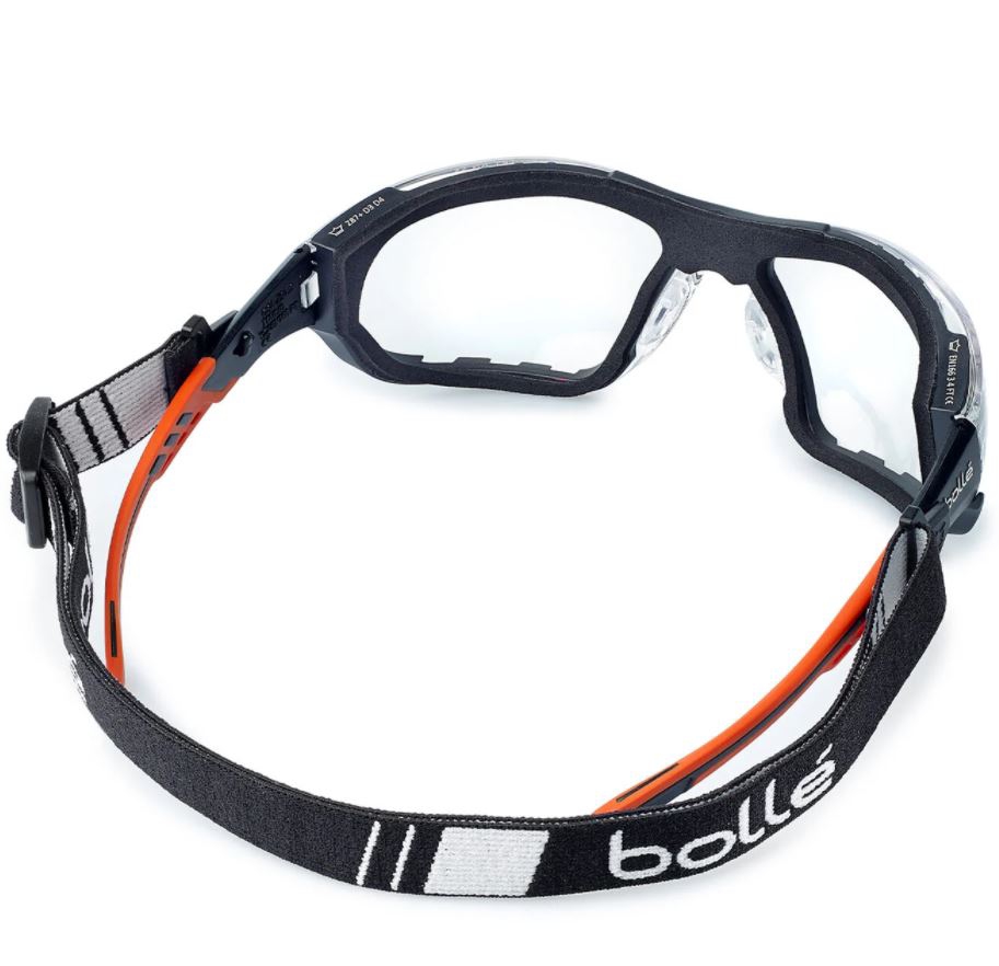 Lunettes Ness+ incolores - Avec tresse Bollé Safety