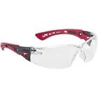 Lunettes de protection Rush+ incolore polycarbonate/TPR Eco packaging Bollé Safety