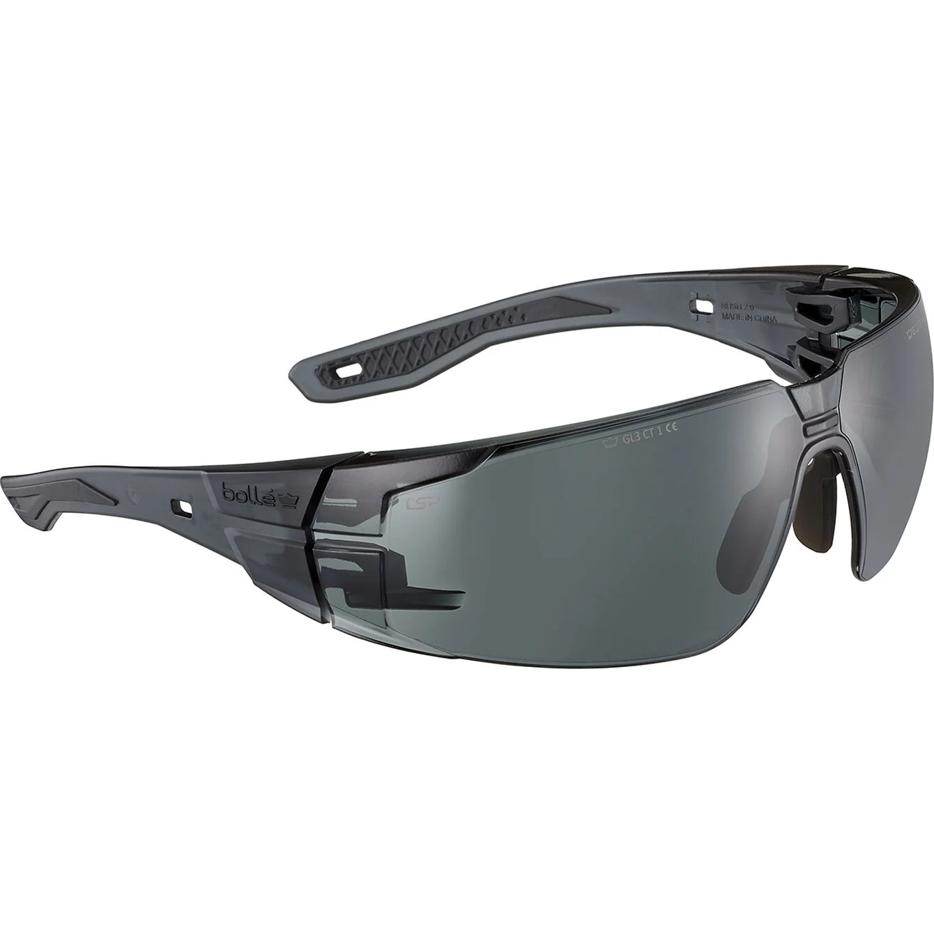 Lunettes de protection solaire Rush 2.0 fumé anti-buée anti-rayures