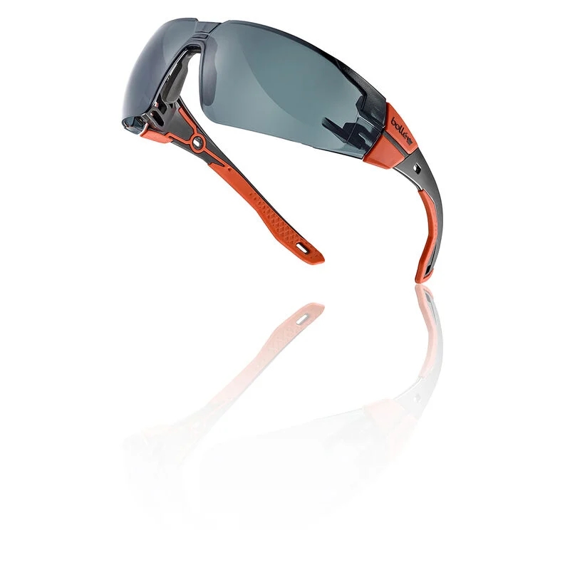 Lunettes de protection solaire Rush+ 2.0 fumé anti-buée anti-rayures Bollé Safety