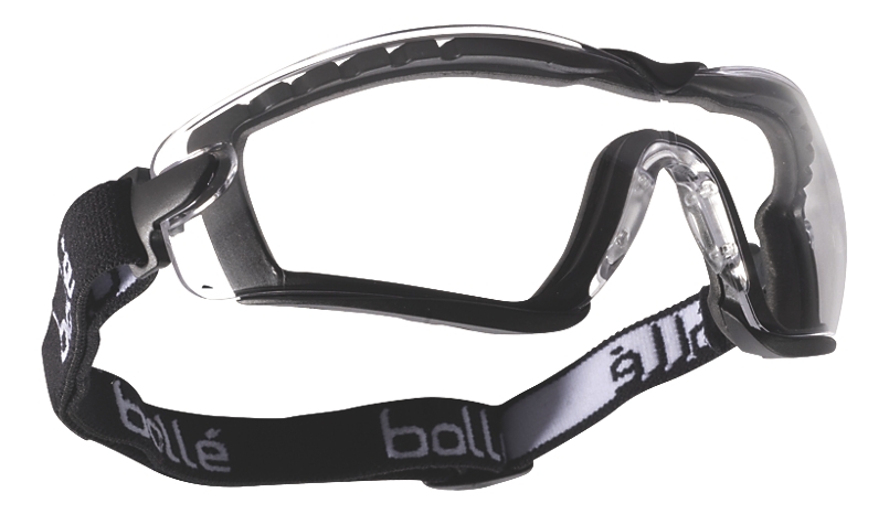 Lunettes de protection Cobra avec tresse réglable Bollé Safety