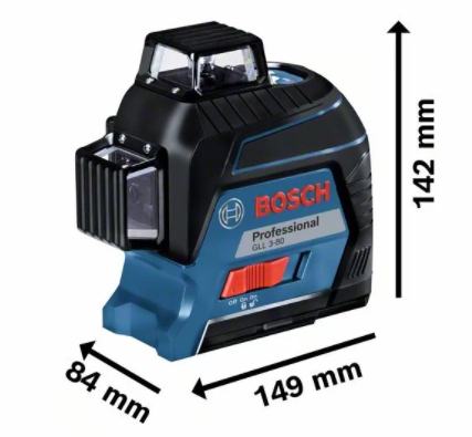 Laser 3 lignes GLL 3-80 Bosch Professional