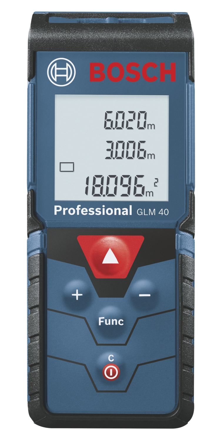 Les différentes fonctions du Télémètre Laser GLM 40 - BOSCH 