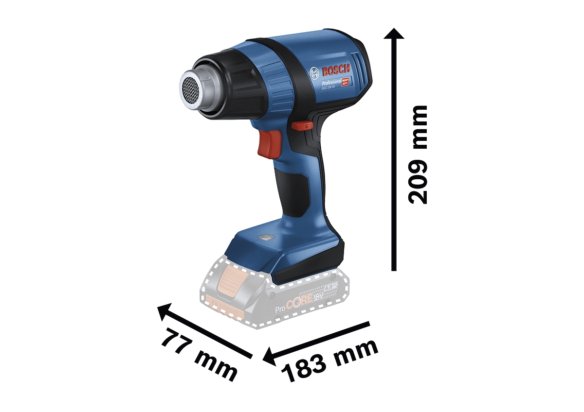 Décapeur thermique sans-fil GHG 18V - 50 Professional Bosch Professional
