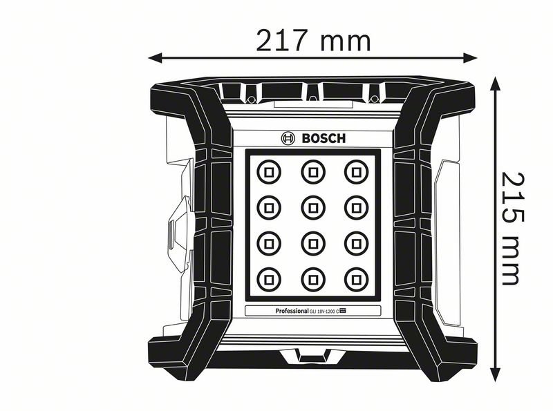 Lampe GLI 18V-1200 C - Solo Bosch Professional