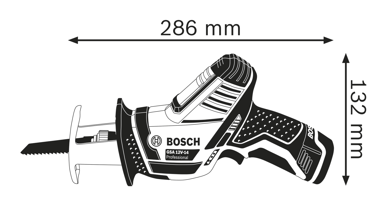 Scie sabre GSA 12V-14 avec lame de scie sabre Bosch Professional