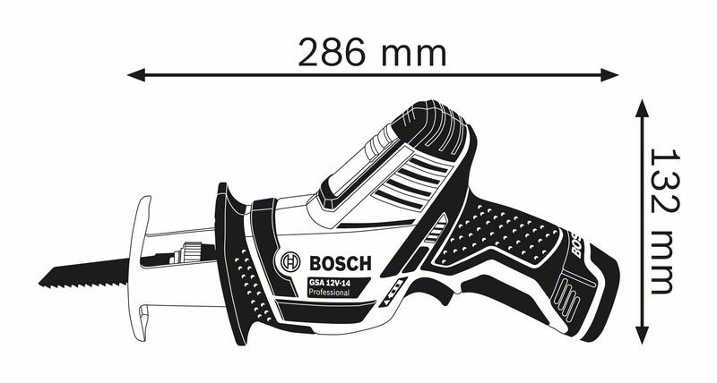 Scie sabre GSA 12V-14 avec lame et coffret emboîtable Bosch Professional