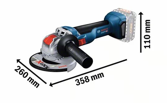 Meuleuse angulaire sans fil GWX 18V-10 Professional Bosch Professional