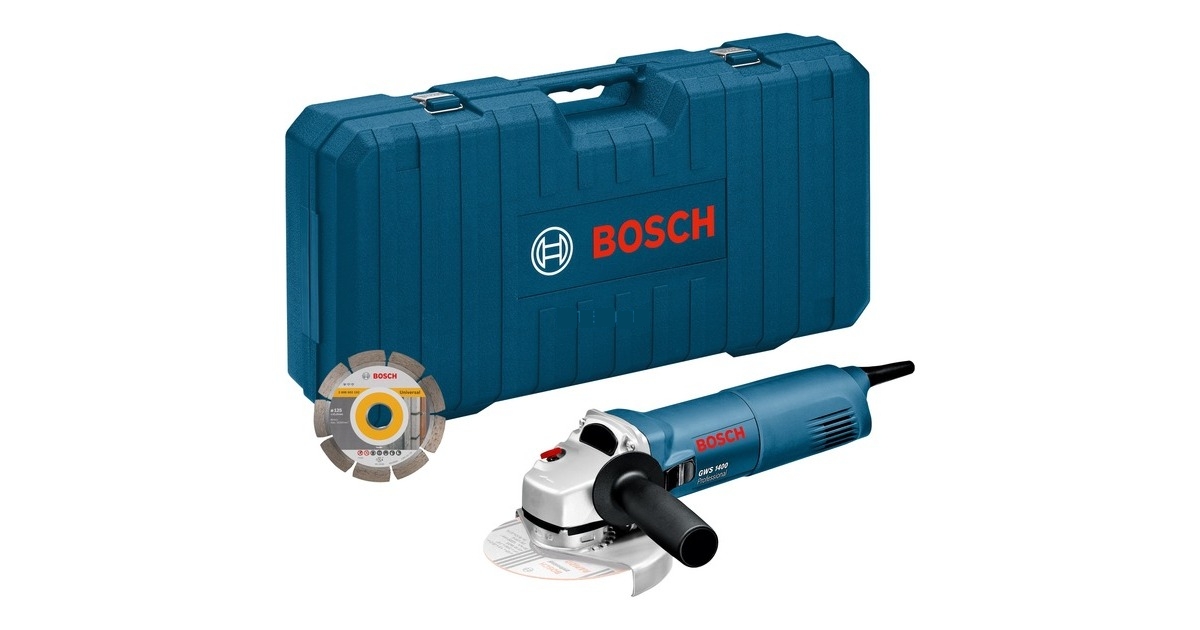 Meuleuse Bosch GWS 1400 Diamètre 125 + 1 Disque diamanté standard