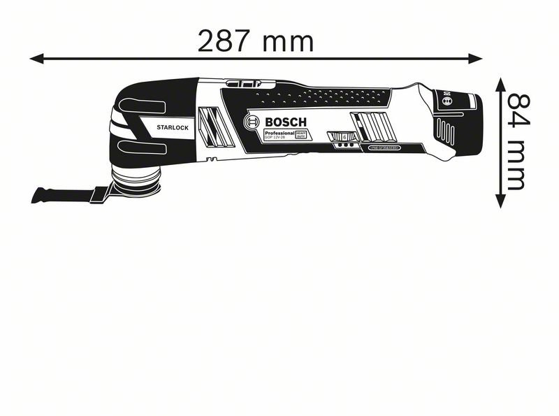Découpeur-ponceur sans fil GOP12V-28 Bosch Professional