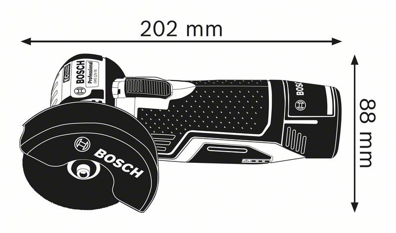 Meuleuse angulaire GWS 12V-76 - Solo Bosch Professional