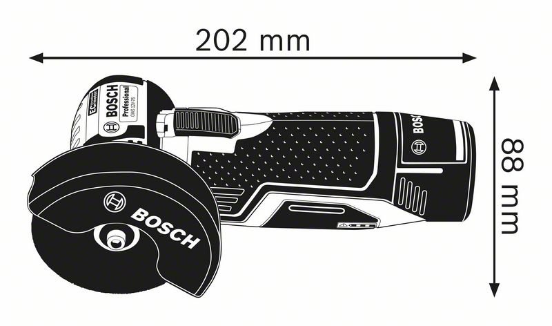 Meuleuse angulaire sans fil GWS12V-76 Bosch Professional
