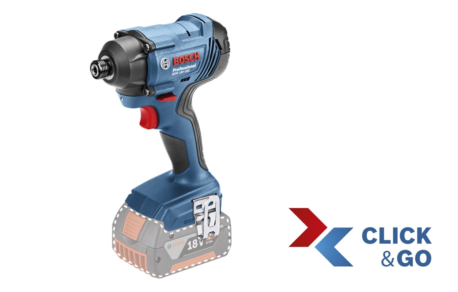 Visseuse à chocs sans fil GDR18V-160 Bosch Professional