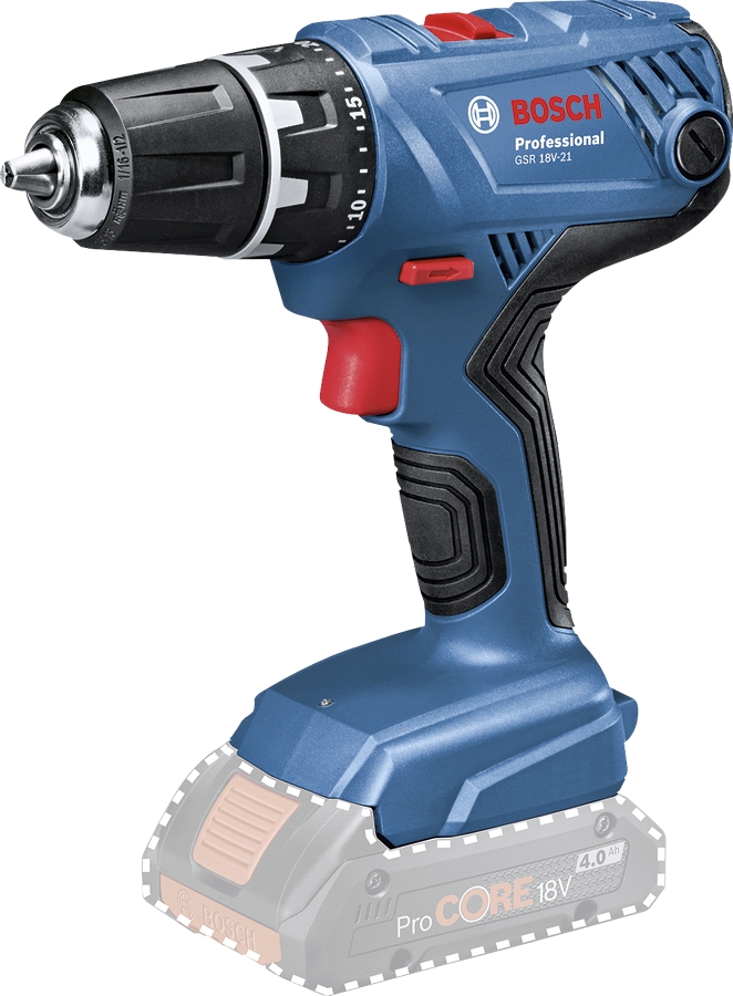 Perceuse visseuse sans fil GSR 18V-21 - Solo Bosch Professional