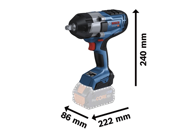 Boulonneuse GDS 18V-1000 Professional SOLO 06019J8301 Bosch Professional