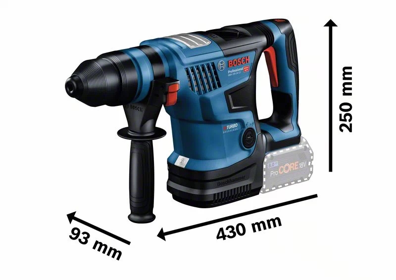 Marteau perforateur sans fil GBH 18V-34 CF en coffret - Solo Bosch Professional