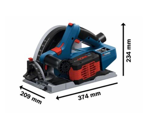 Scie plongeante GKT 18V-52 GC + 2 batteries + chargeur rapide Bosch Professional