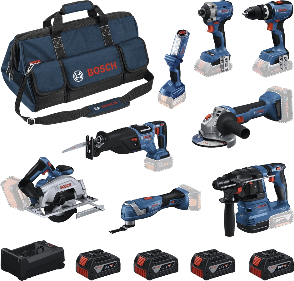 Kit 8 outils 18 V + sac