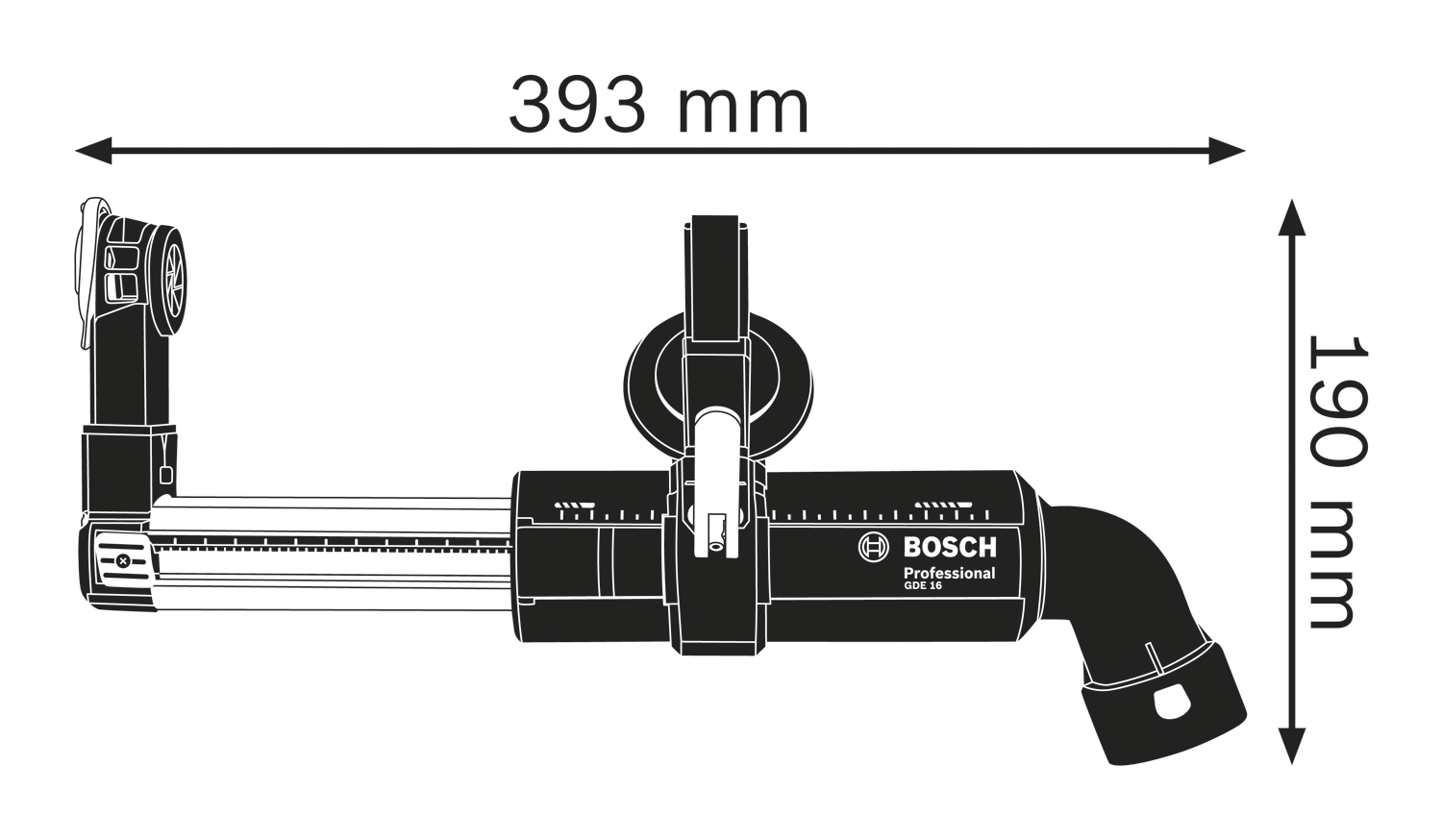 Système d'aspiration GDE 16 PLUS Bosch Professional