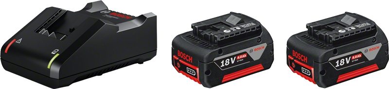 Set de 2 batteries GBA 18V 4.0Ah + GAL 18V-40 1600A019S0 Bosch Professional
