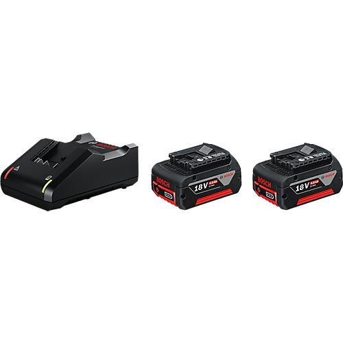 Set de 2 batteries GBA 18V 4.0Ah + GAL 18V-40 Bosch Professional