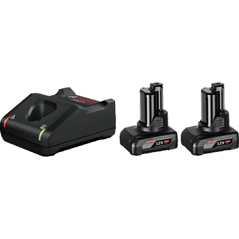  PACK 2 BATTERIES GBA 12V 6Ah + CHARGEUR GAL 12V-40 