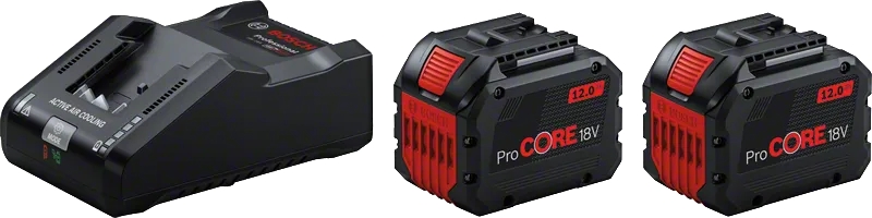 Pack de 2 batteries Procore 18 V 12 Ah + 1 chargeur GAL 18V 160 Bosch Professional