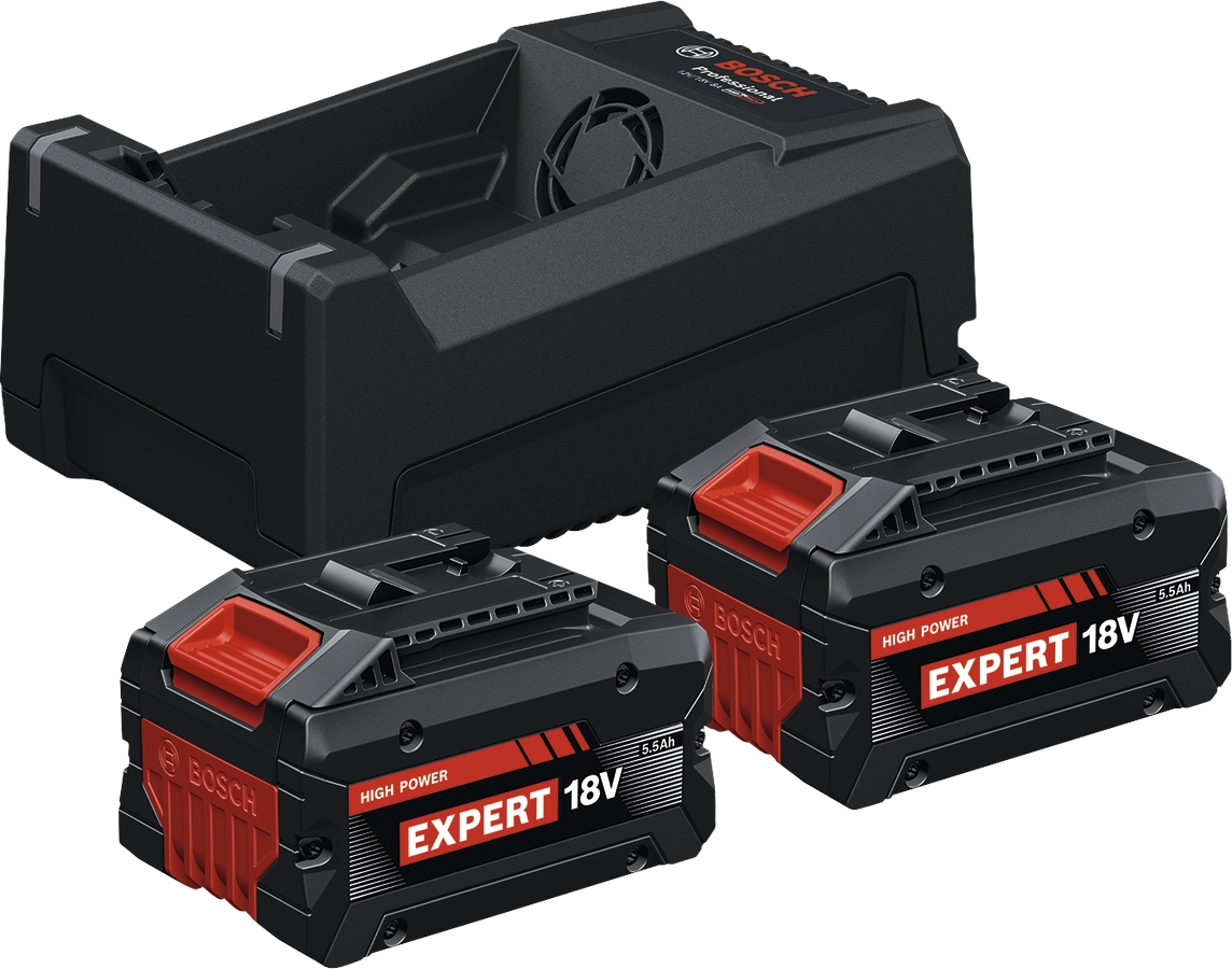 Pack de 2 batteries Expert 18V 5Ah + 1 chargeur GAL 12V/18V