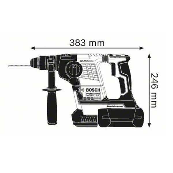 Perforateur sans fil GBH36VLI+ Bosch Professional