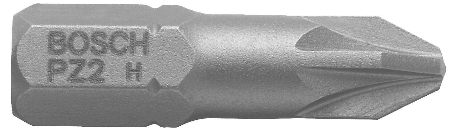  Embouts de vissage Pozidriv 1/4" 25 mm Jeu de 10 