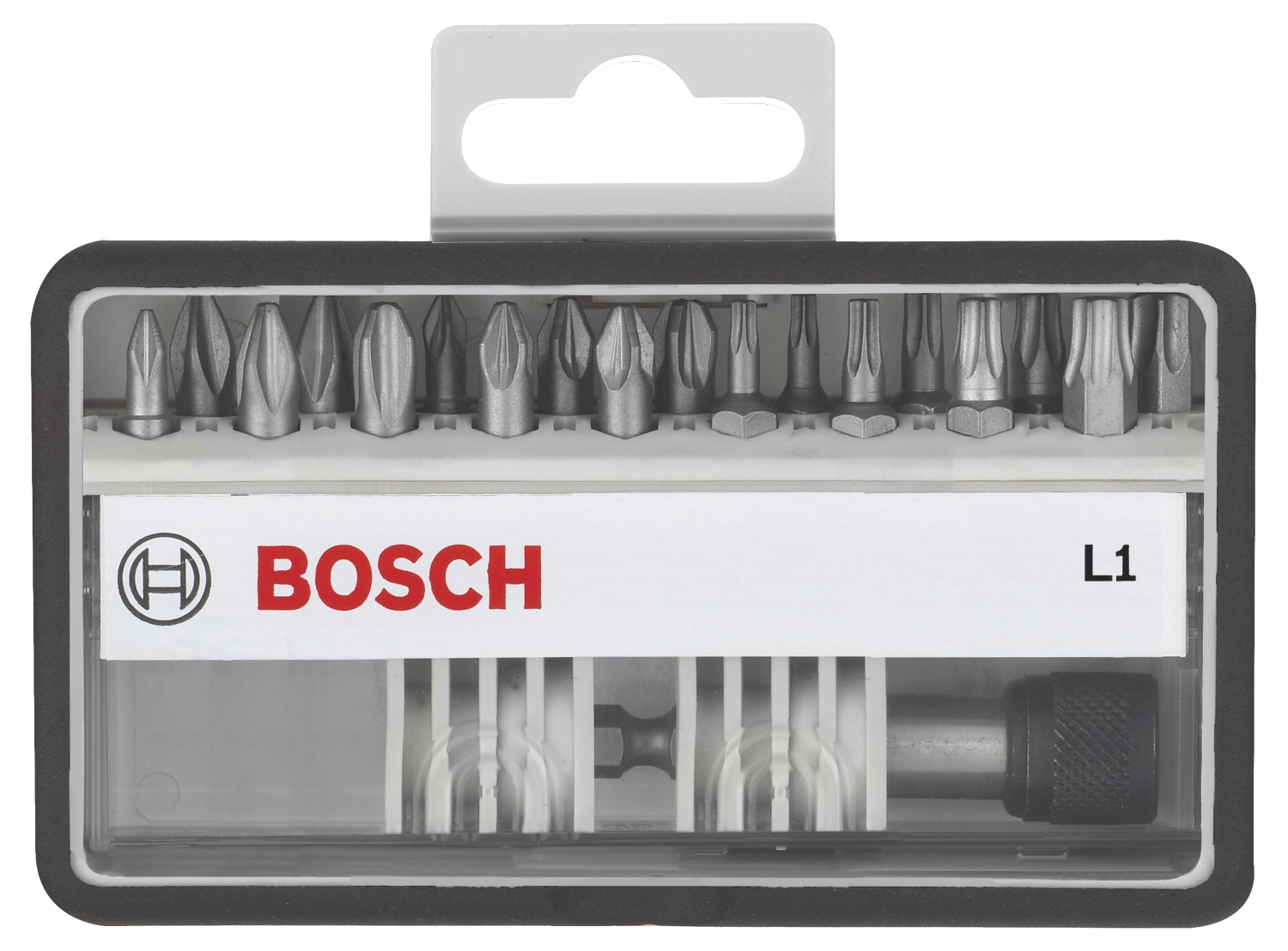 Assortiment d’embouts de vissage Robust Line PH1 à PH3 PZ1 à PZ3 T8 à T40 Bosch Professional