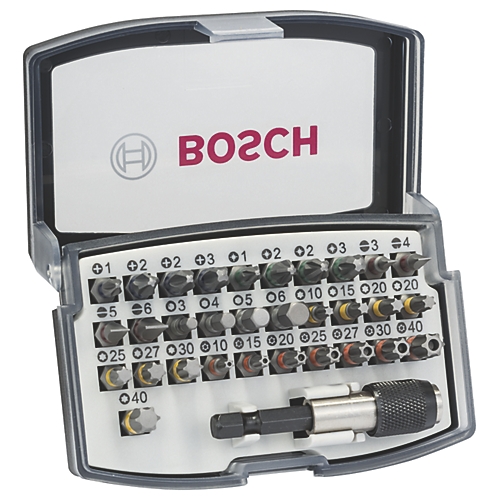 Embouts de vissage + 1 porte-Embouts de vissage en coffret Bosch Professional