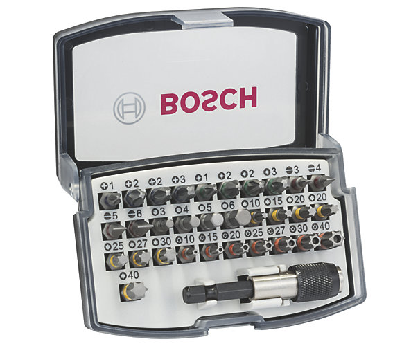 Embouts de vissage + 1 porte-Embouts de vissage en coffret Bosch Professional