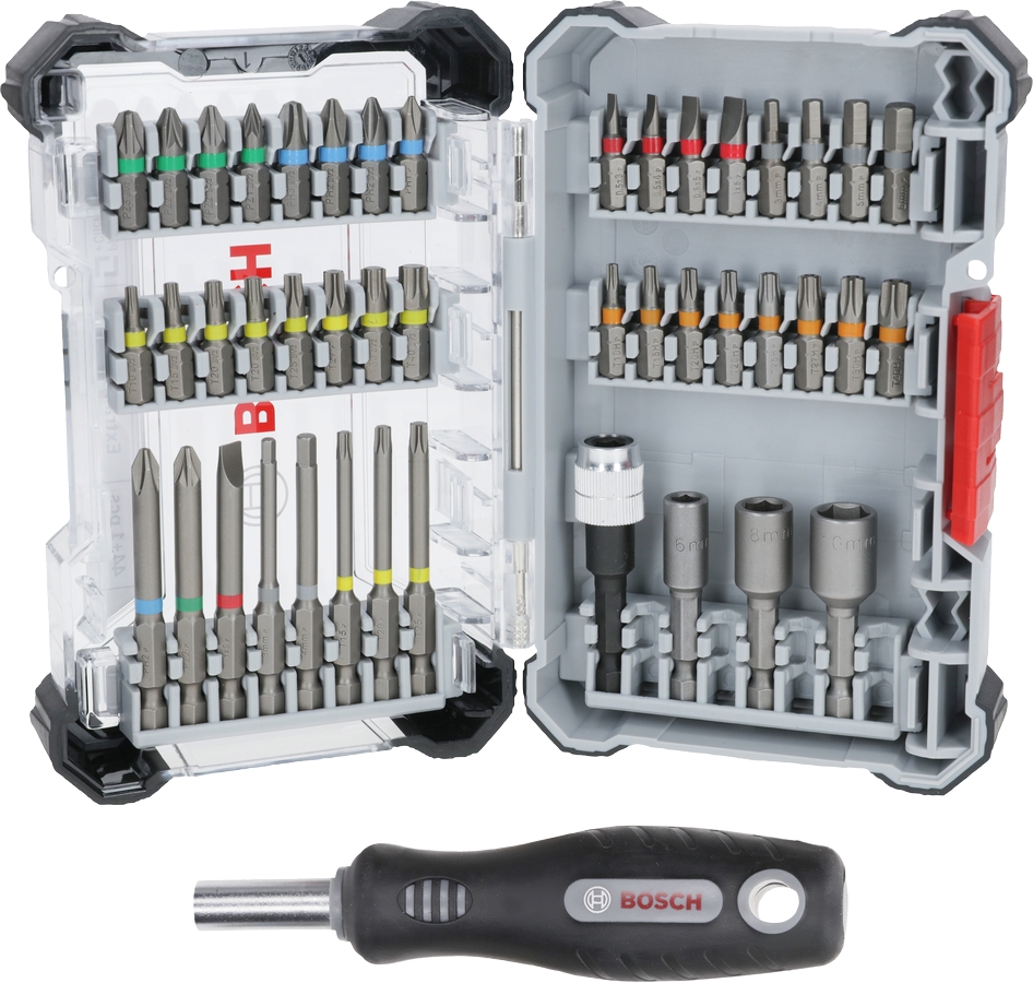 Coffret d'embouts de vissage Extra Hard 44+1 pièces