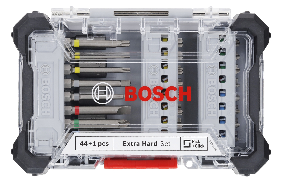 Coffret d'embouts de vissage Extra Hard 44+1 pièces Bosch Professional