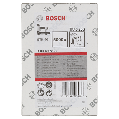 Bosch 2608200705 Agrafe 1,2 40 mm 