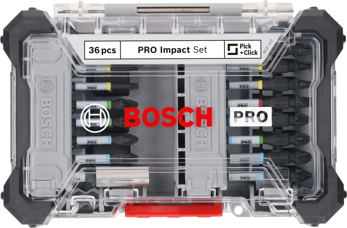 Coffret d'embouts de vissage Pro impact 36 pcs
