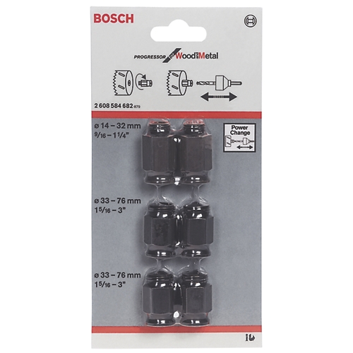 Adaptateur de transition, set de 6 pièces Bosch Professional