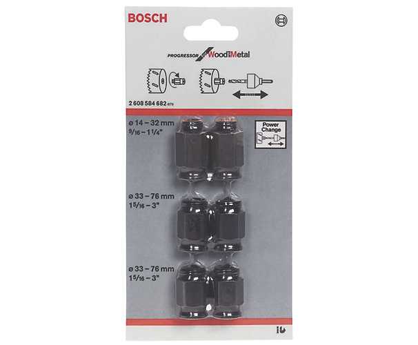 Adaptateur de transition, set de 6 pièces Bosch Professional