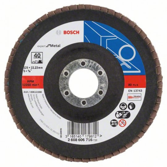 Plateau à lamelles Expert pour métal Diam 125 mm