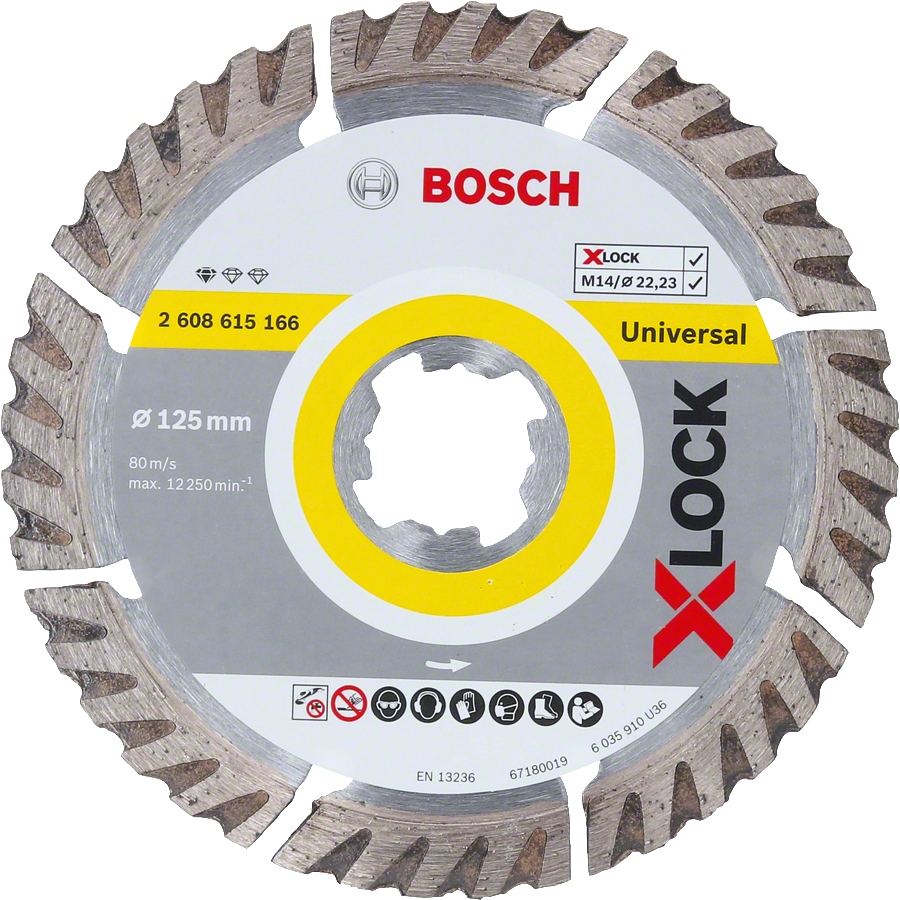 Disque à tronçonner X-Lock acier Bosch