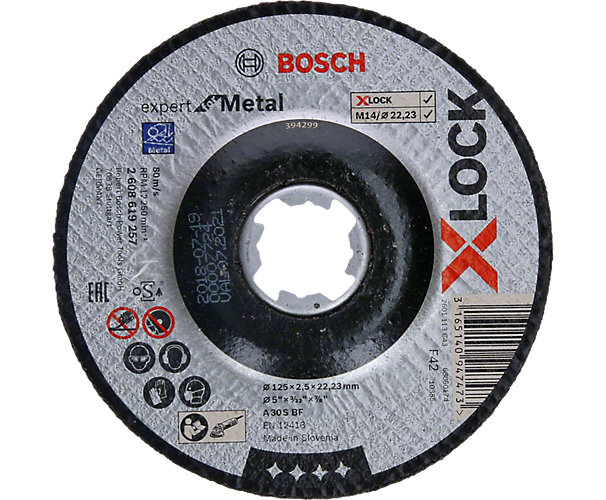 Disque à tronçonner Expert for Metal X-Lock Bosch Professional
