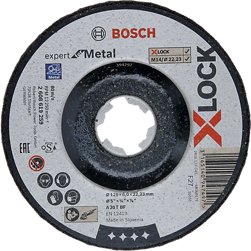 Disque à ébarber Expert for Metal X-Lock Bosch Professional