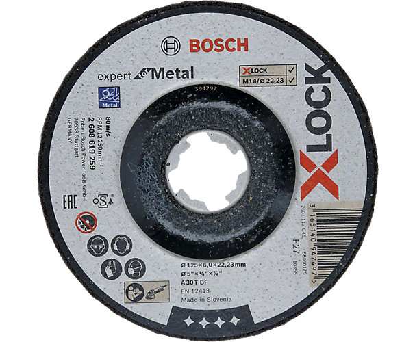 Disque à ébarber Expert for Metal X-Lock Bosch Professional